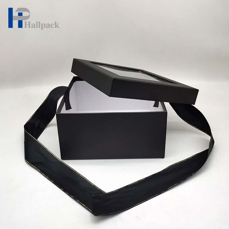 Caixa de papel transparente para perfume de baixo custo por atacado de fábrica