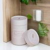 Conjunto de presente de tubo redondo ecológico para embalagem de papel de bomba de chuveiro Embalagem de tubo de papel de papelão de sabão personalizado