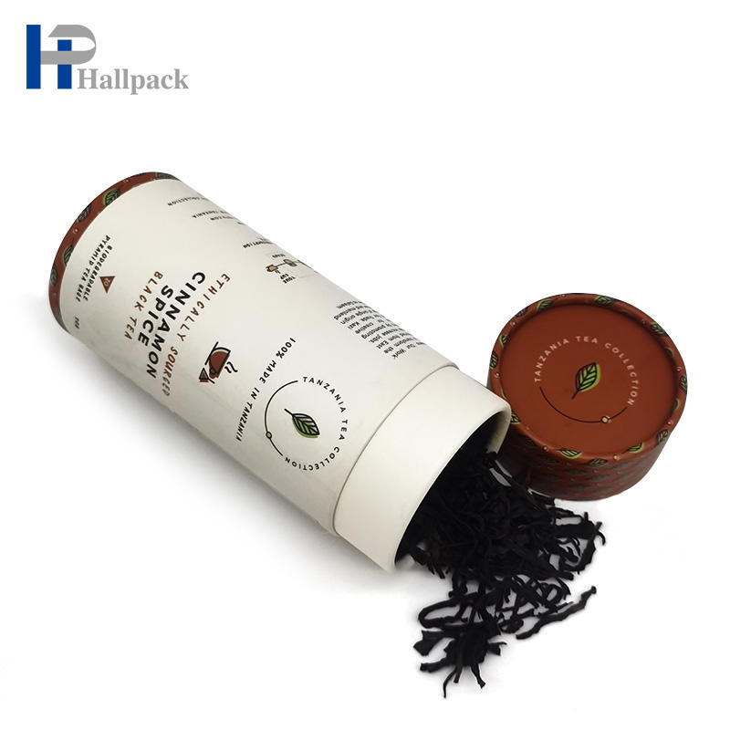 Suplementa o tubo de papel do biscoito da garrafa de vidro cosmético da marca própria