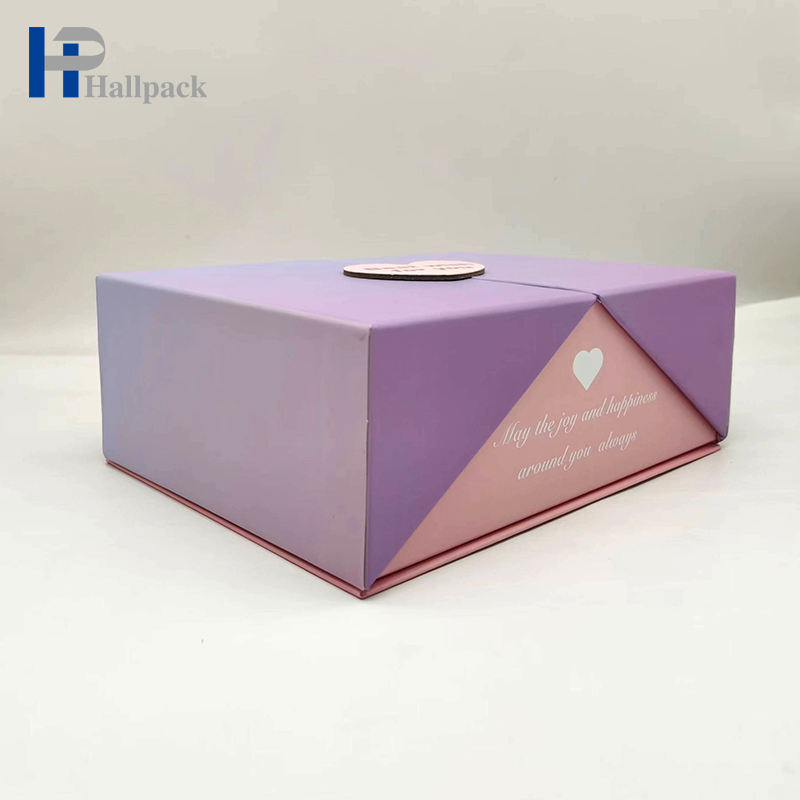 Puxe para caixa de presente de impressão personalizada caixa de papel de ambos os lados
