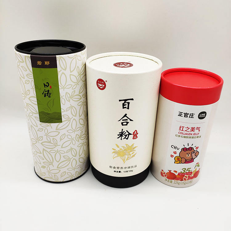 Produtos de saúde Venda Direta da Fábrica Roun Tubo Tubos de Papel de Embalagem Biodegradável