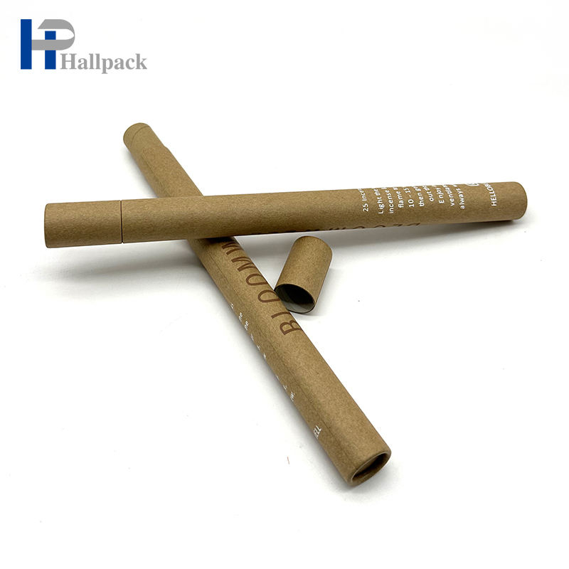 Tubo de papel longo do papel do cilindro da tira da aromaterapia do tubo que empacota com tampa