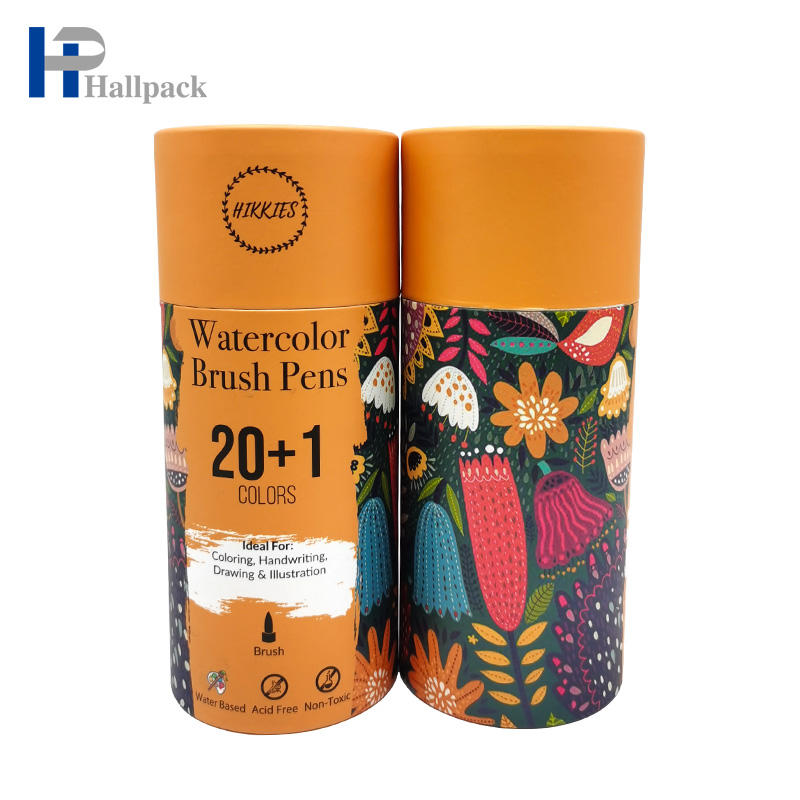 Tubo de papel biodegradável hermético de Facialmask para cotonete de algodão