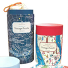 Embalagem de papel kraft com caixa de tubo redondo de impressão personalizada para embalagem de tubo de papelão artesanal de quebra-cabeça de moda de vela