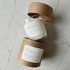 Use a embalagem de papel de papel de papel de papel de papel de papel dourado impresso em tinta de soja para garrafas de vela