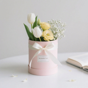 Biodegradable Luxury Paper Tube Packaging Jewelry Box Packaging Flowers Box