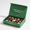 Caixas de embalagens de chocolates de doces de presente de Natal biodegradáveis