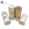 Tubo de papel cosmético biodegradável luxuoso personalizado da caixa do cilindro do cartão que empacota para a garrafa de perfume do óleo essencial