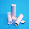 Conjunto de caixas organizadoras rígidas redondas de papel reciclado de alta qualidade tubo de papel 1oz 30ml branco push up lip blam tubo de embalagem