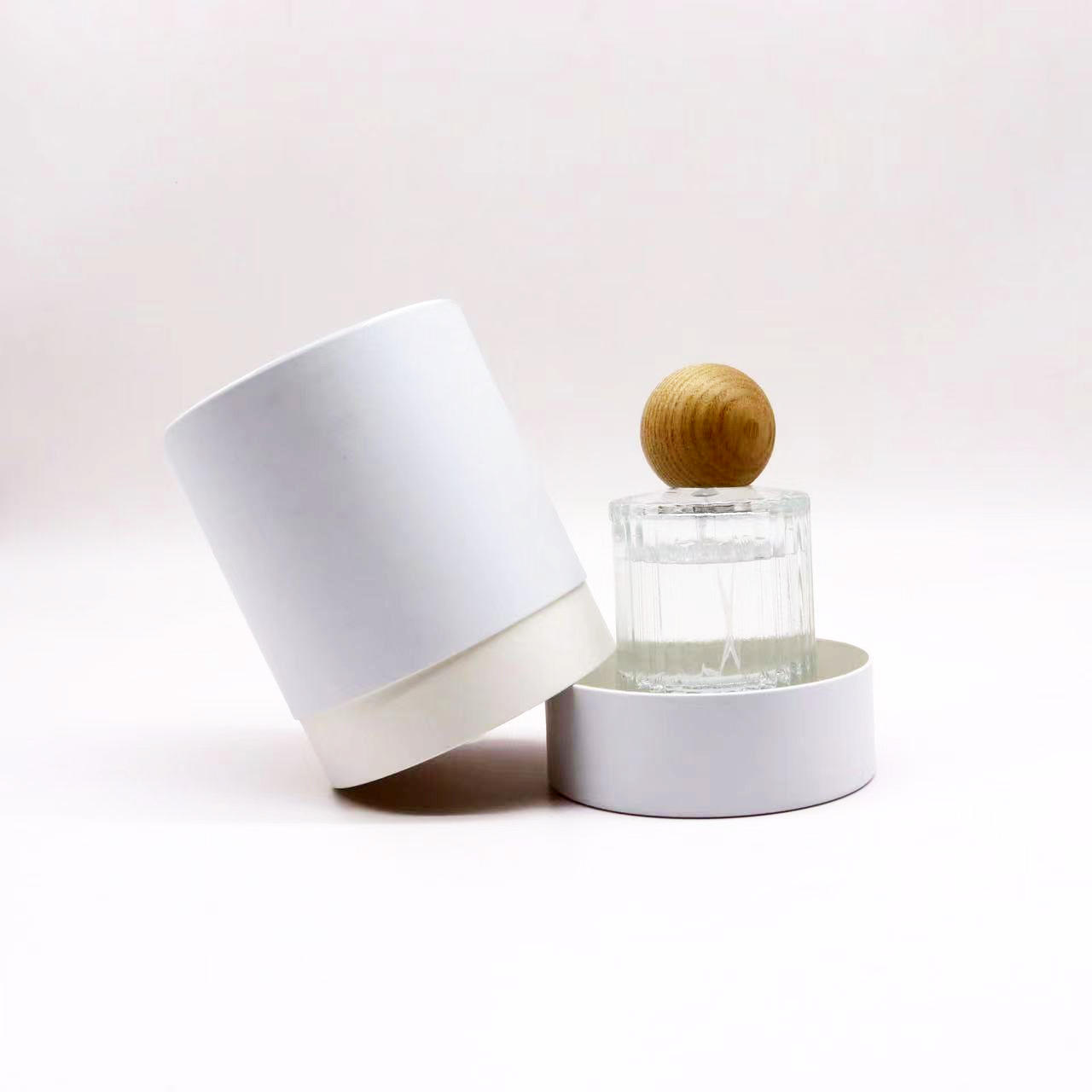 Luxo atacado 30ml/50ml/80ml vela/perfume/caixa de embalagem de cosméticos tubo de papel para óleo essencial