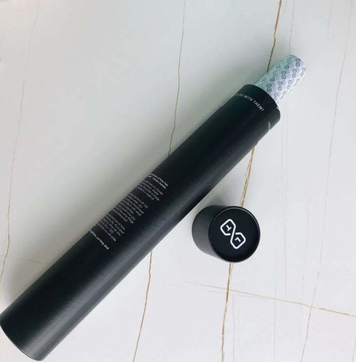 Tubos de papel de grau alimentício Kraft personalizados, embalagem de papelão, tubo de papel cilíndrico redondo