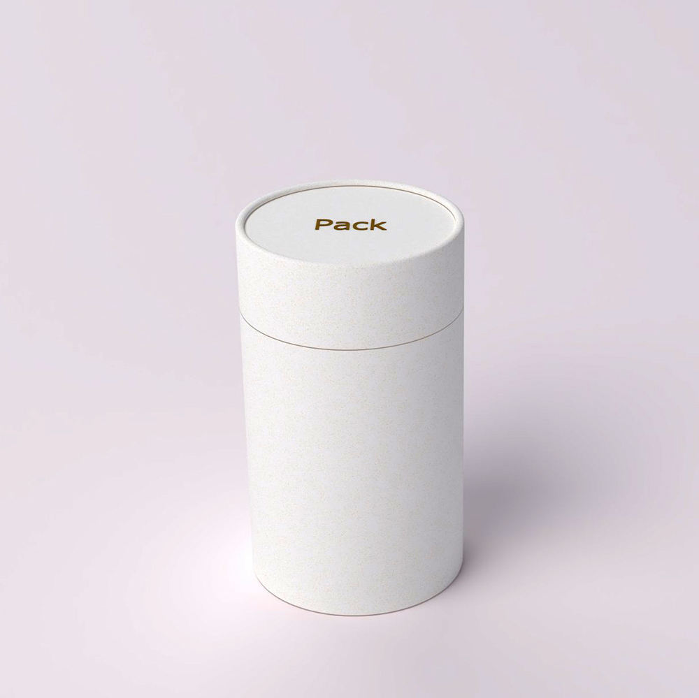 Caixa de tubo redondo embalada em papelão para agricultura orgânica com impressão personalizada para fertilizante de arroz, alimentação, vegetais, sementes de frutas