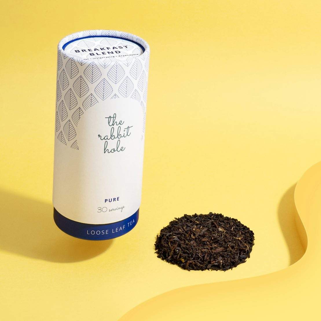 Caixa de cilindro redondo de tubo de papel biodegradável de alta qualidade para embalagem de chá