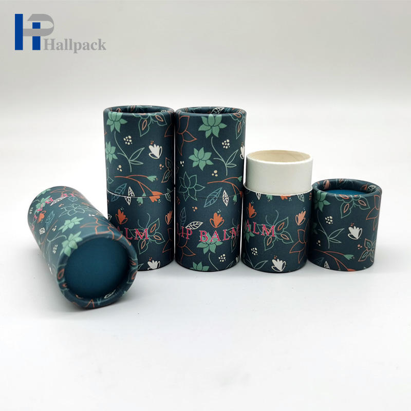 Recicl o tubo de papel do batom do desodorante do produto comestível levanta a embalagem de papel do tubo