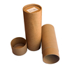 Tubo de embalagem mais barato para envio por correspondência, tubo de papel kraft ecológico de alta qualidade, tamanho personalizado para velas artesanais