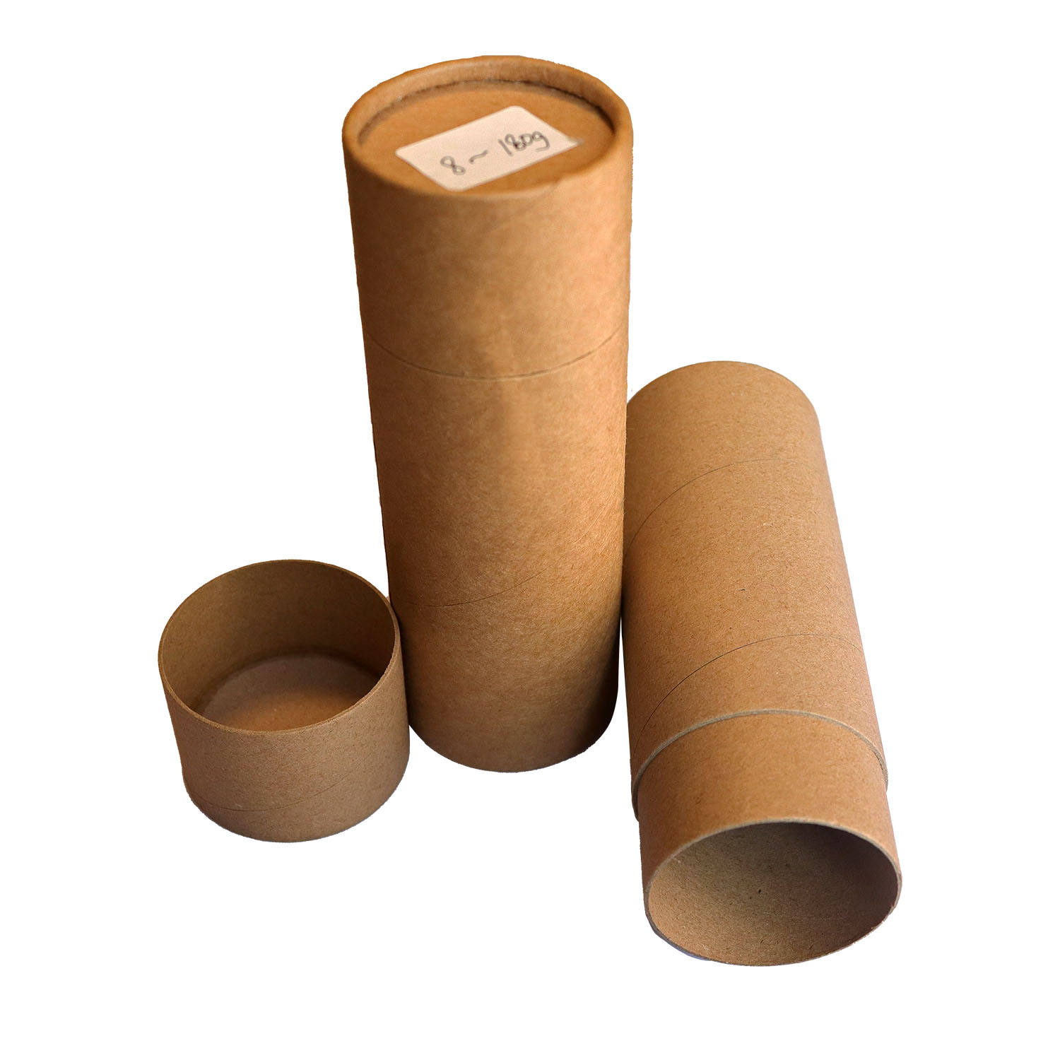 Tubo de embalagem mais barato para envio por correspondência, tubo de papel kraft ecológico de alta qualidade, tamanho personalizado para velas artesanais