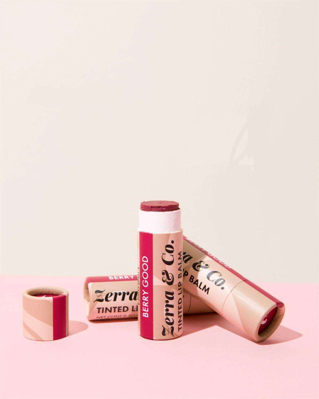 Embalagem de desodorante de recipiente de papelão biodegradável por atacado de 2 onças empurra para cima o tubo redondo de papel Kraft