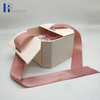 Caixa de presente de alta qualidade ecológica caixa de presente de fita rosa