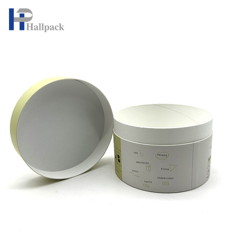 Tubos de papel de chá por atacado Tubo de papel de embalagem de caixa de cilindro de café reciclado