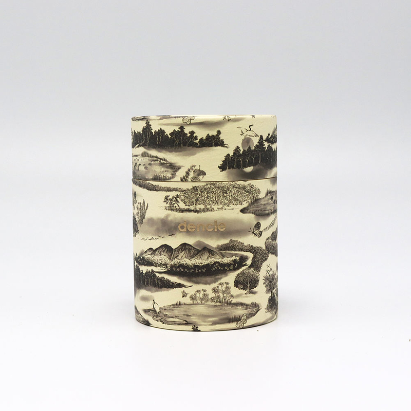 A caixa de papelão do cilindro do tubo de papel do produto comestível pode tubo de papel do alimento do café da manhã da aveia