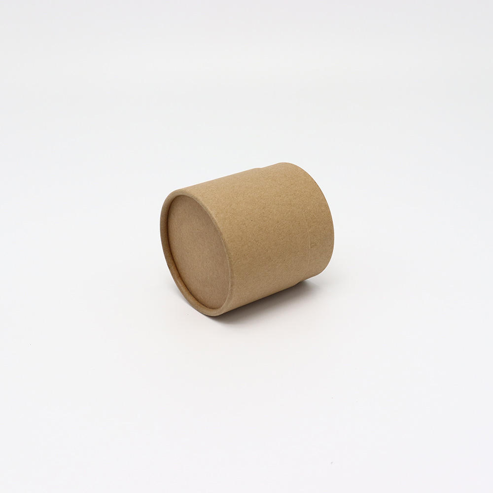 Tubos cosméticos de papel biodegradável Tubos Kraft em branco