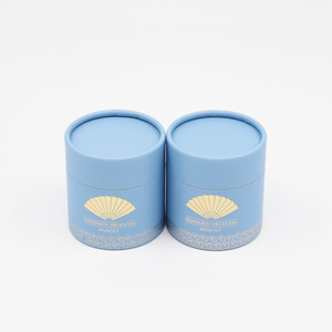 Tubo feito sob encomenda amigável do papel da caixa do cilindro do cartão do produto comestível de Eco que empacota para o chá do café do pó de leite