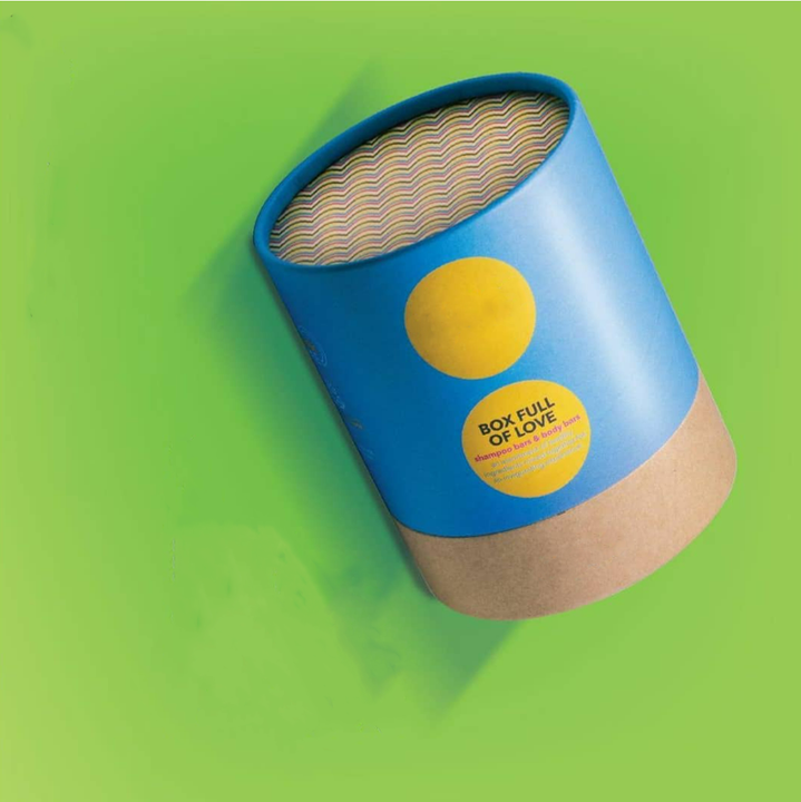 Recipientes de armazenamento de papelão de cilindro redondo impresso personalizado para café, chá, papel de embalagem, cilindro redondo