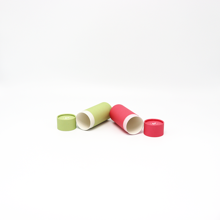 Tubo feito sob encomenda amigável do papel da caixa do cilindro do cartão do produto comestível de Eco que empacota para o chá do café