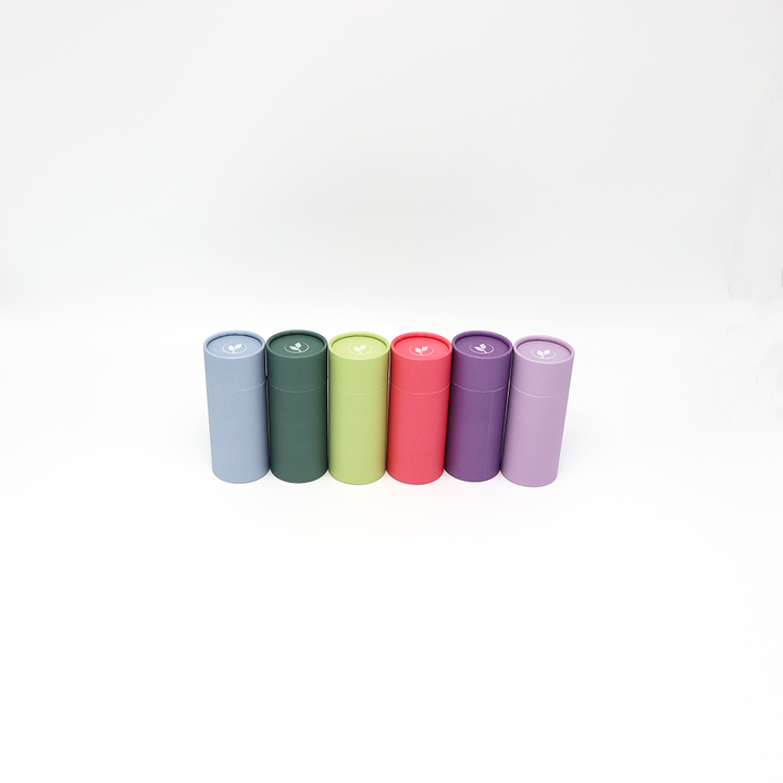 Tubo feito sob encomenda amigável do papel da caixa do cilindro do cartão do produto comestível de Eco que empacota para o chá do café