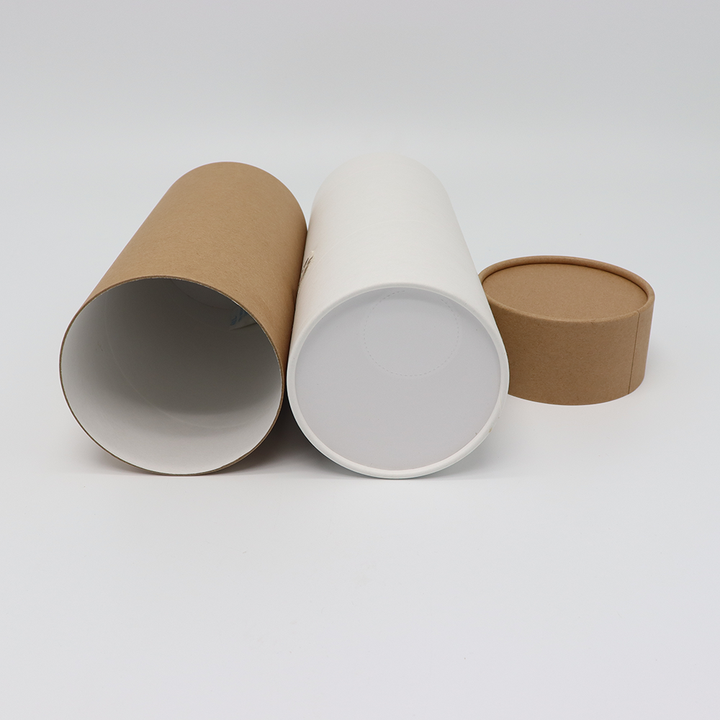 Tubo de papel biodegradável feito sob encomenda eco-amigável da caixa do cilindro do cartão que empacota para a dispersão das cinzas do cão/gato do animal de estimação da urna da dispersão