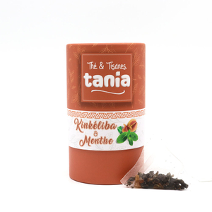 Tubo de papel biodegradável da caixa do cilindro do pó do cogumelo do colágeno do produto comestível da folha de alumínio para biscoitos da especiaria