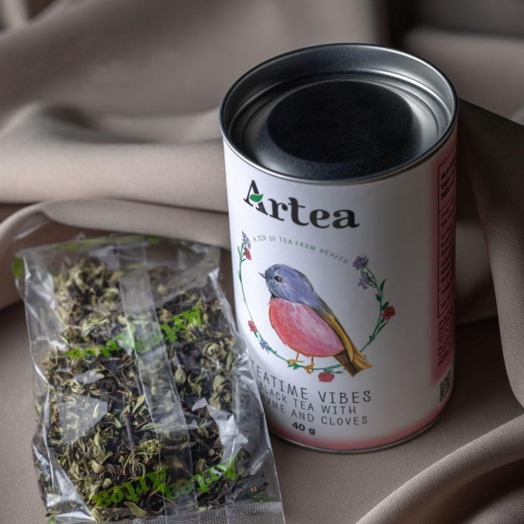 Recipientes cilíndricos de qualidade alimentar reciclados personalizados por atacado, tubo de papel de folhas soltas de chá, cilindro de embalagem, tubo de chá com tampa de metal