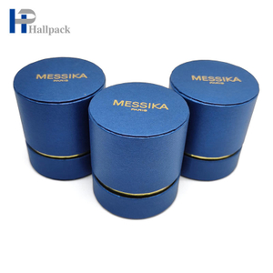 Tubo de papel redondo com tampa de borda plana e núcleo de papel redondo Kraft por atacado