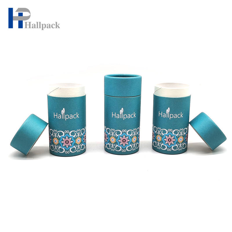 Logotipo personalizado brilho labial redondo tubo de papelão desadorante papel push up tubo de embalagem de papel