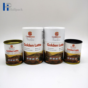 Ferro que cobre tubos de papel para alimentos Tubo de papel para chá Tubo de papel para café Embalagem de tubo de papel