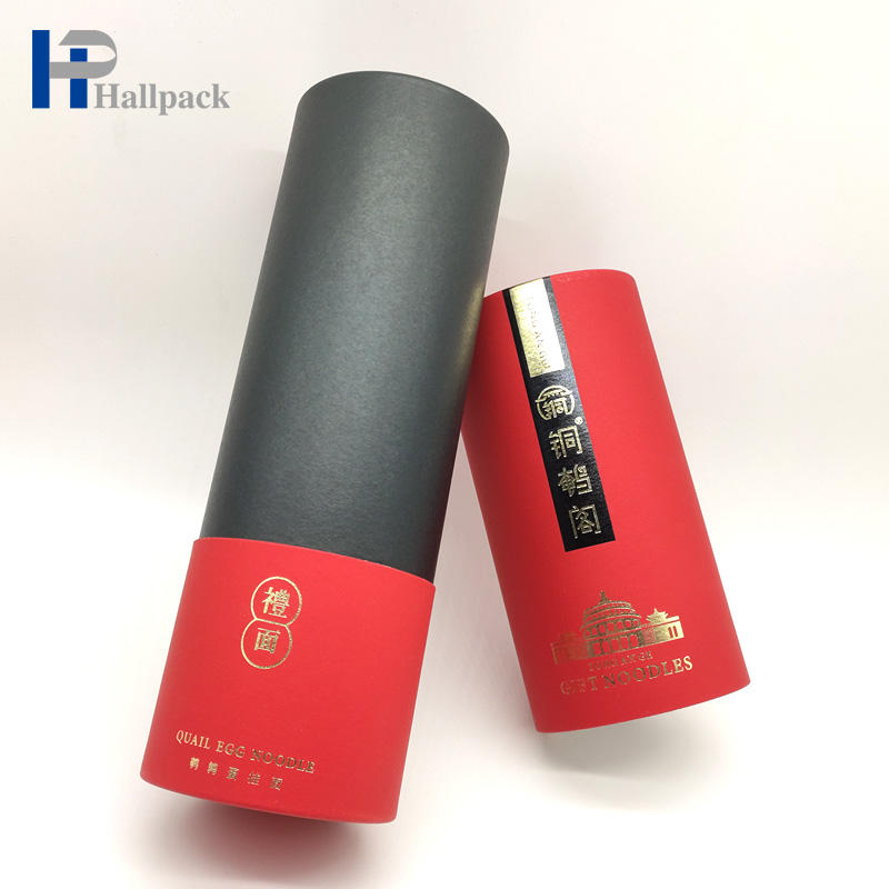 Tubo de papel colorido de empacotamento industrial do café dos tubos de papel que empacota para o chá