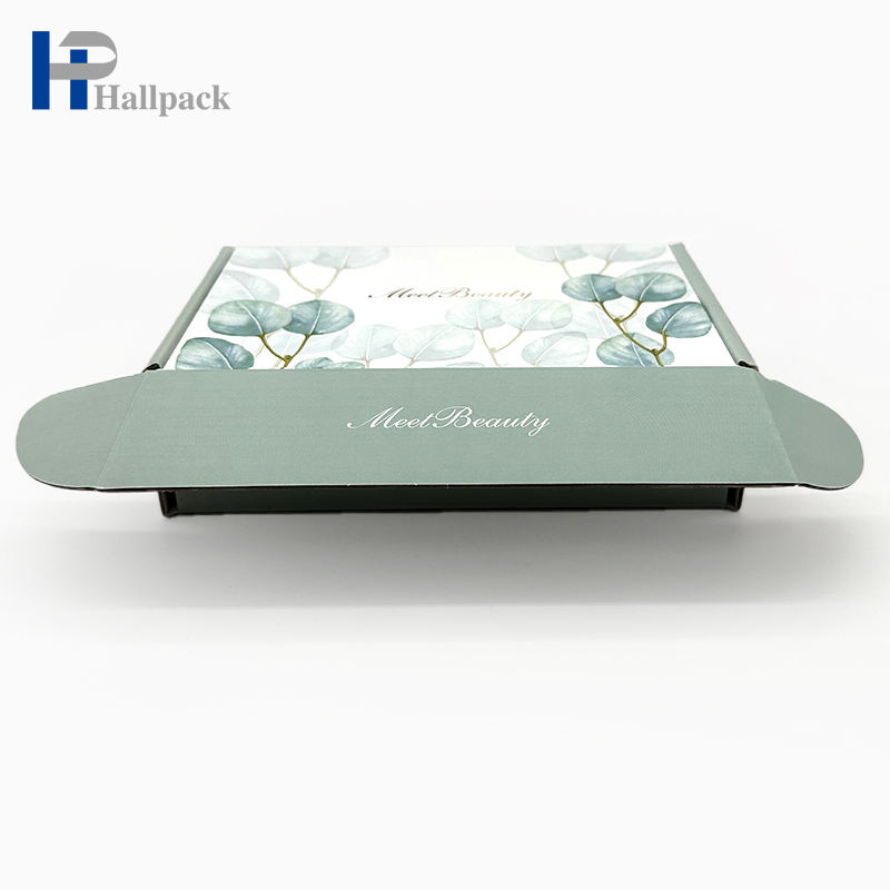 Caixa elegante do pacote de presente do cartão feito sob encomenda que dobra a caixa de papel rígida dobrável