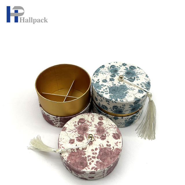 Caixa de papelão redonda por atacado 100% tubos de embalagem de material reciclado