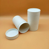 Tubos biodegradáveis ​​de empacotamento originais do cartão do papel branco do tubo