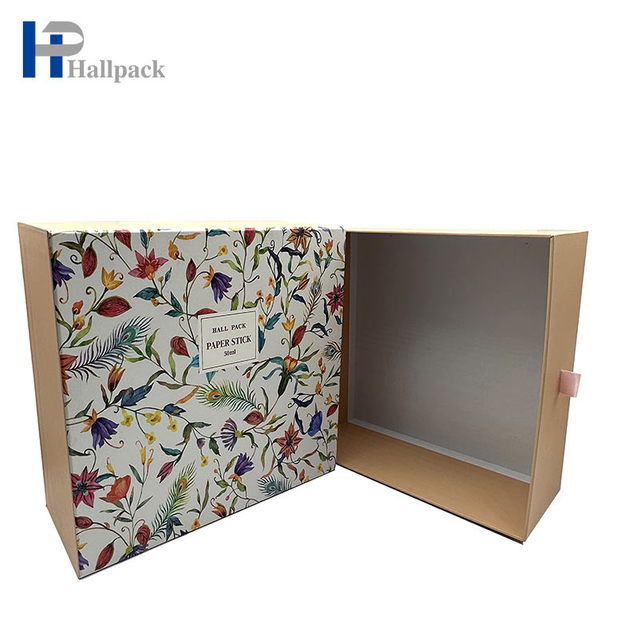 Caixa de presente de tamanho personalizado, caixa de embalagem de gaveta, caixa de papel