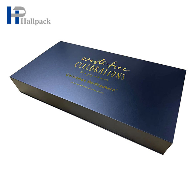 Caixa magnética preta mais vendida de fábrica para roupas, caixa de papel para embalagem de roupas