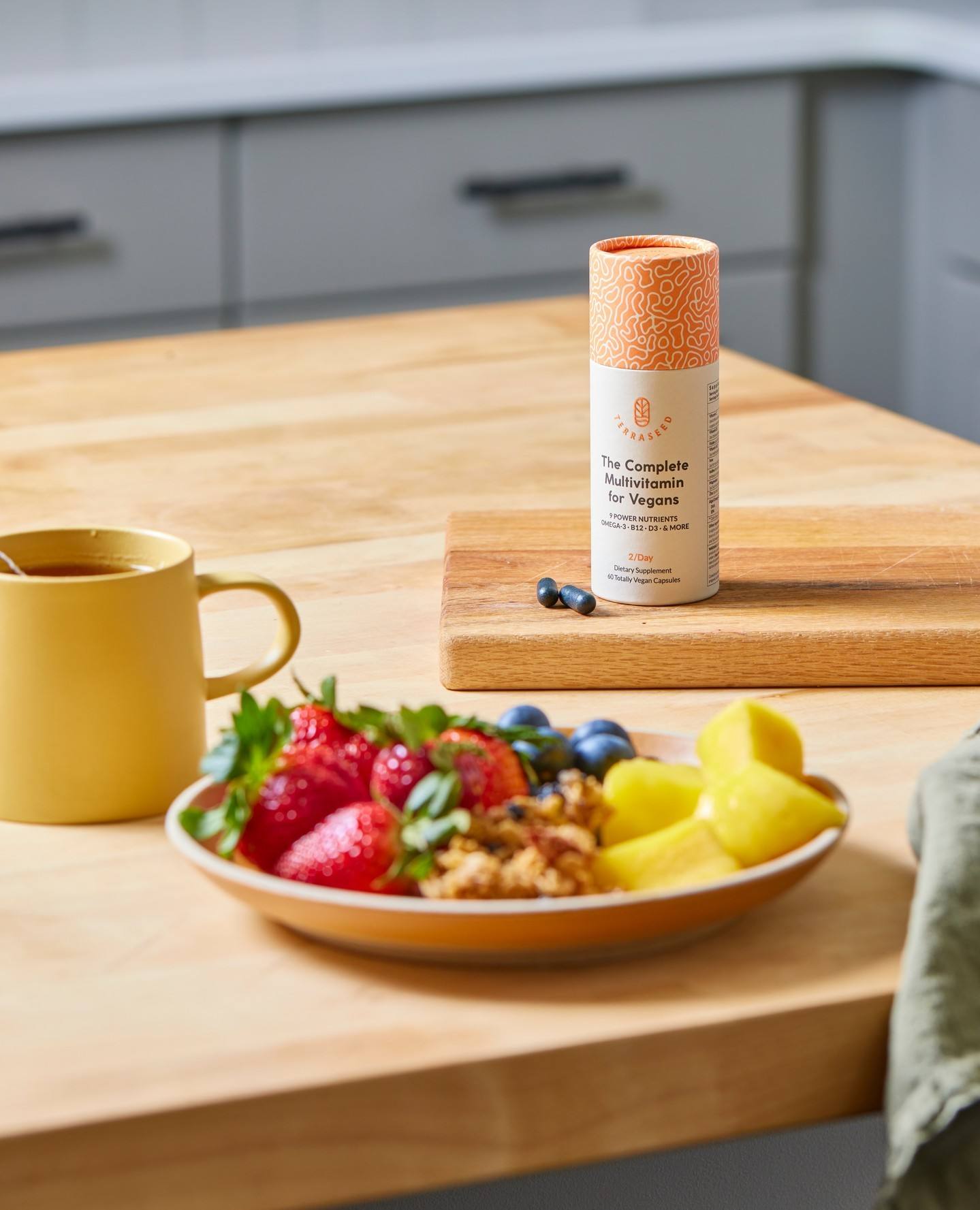 Embalagem de papelão biodegradável de alta qualidade Caixa de tubo redondo para bolo de chocolate e cacau feito de material de papel