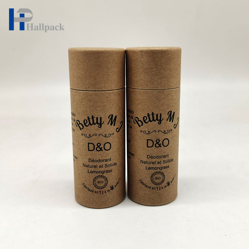 O tubo redondo luxuoso do papel do cartão de Kraft da impressão levanta o tubo de papel