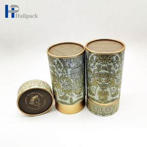 Tubo de papel de folha de ouro, agitador de delineador, embalagem personalizada, tubo de caixa de papel, cilindro de papel de qualidade alimentar mais barato para chá