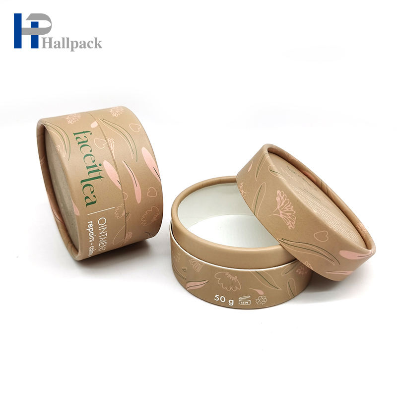 Tubo de papel de cera para embalagem de papel cosmético personalizado amplamente utilizado em papelão Kraft
