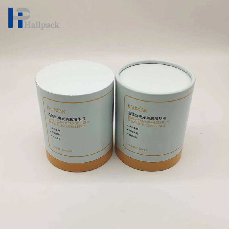 As inserções de espuma apoiam o tubo de papel Kraft que empacota o tubo de papel especial da caixa