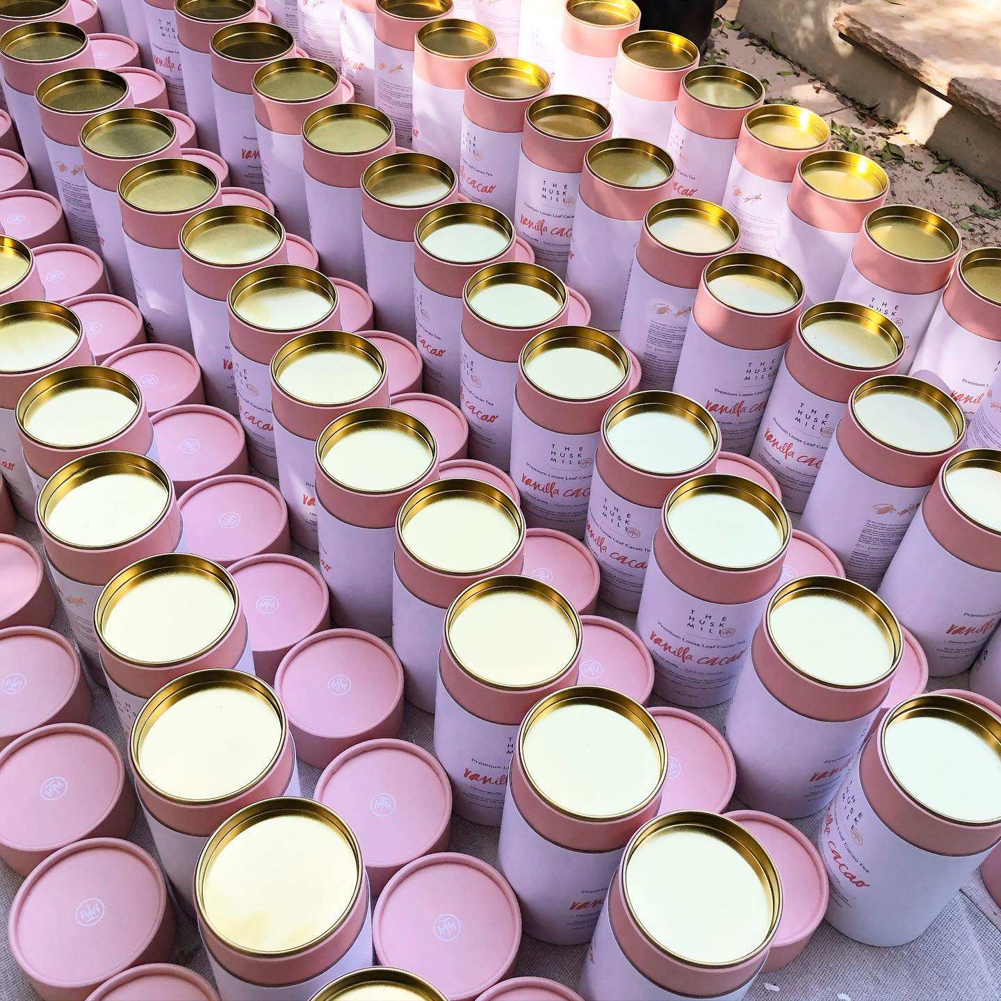 Embalagem de tubo redondo de papel biodegradável de alta qualidade para cilindro de chá e café