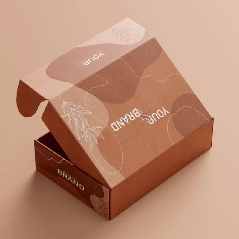 Embalagem de caixa de avião em papel com impressão digital personalizada para envio de envio